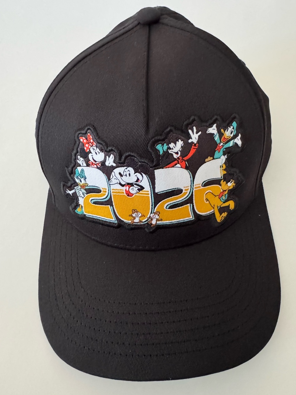 Disneyland Resort Mickey & Friends 2026 Patch Black Hat